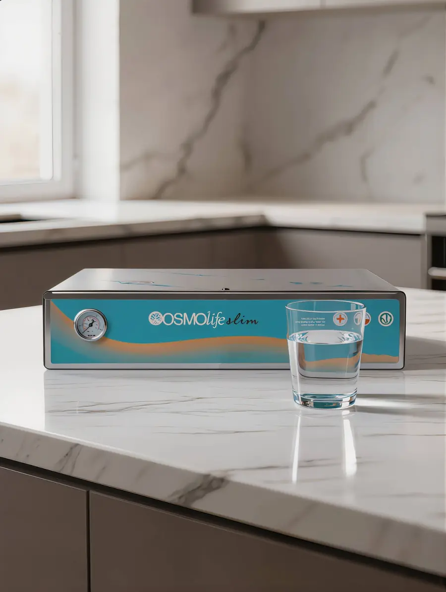 OSMOlife Slim — Sistemi i pastrimit t&euml; ujit me osmoz&euml; t&euml; kund&euml;rt